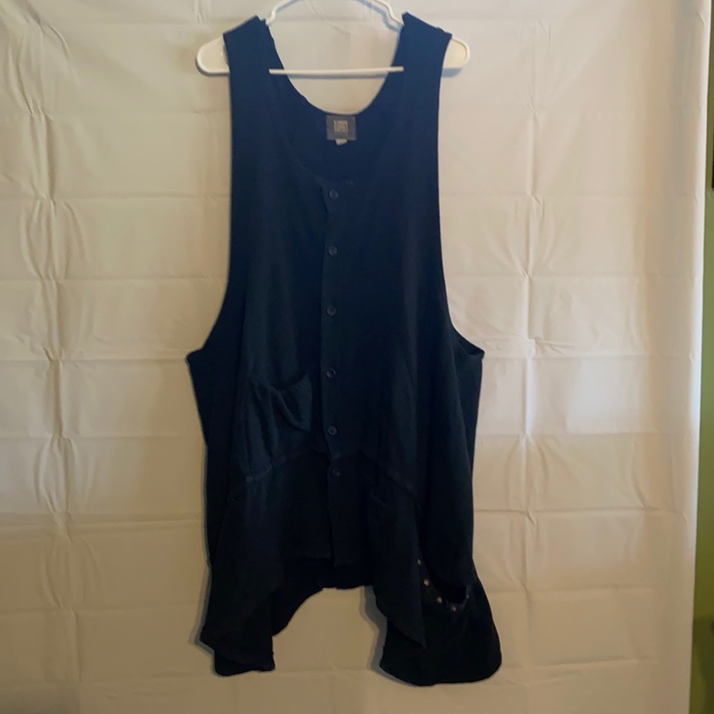 Vintage Blue Fish layering top